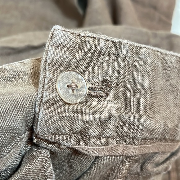 Eddie Bauer Vashon Fit Brown Linen Pant - Picture 16 of 16